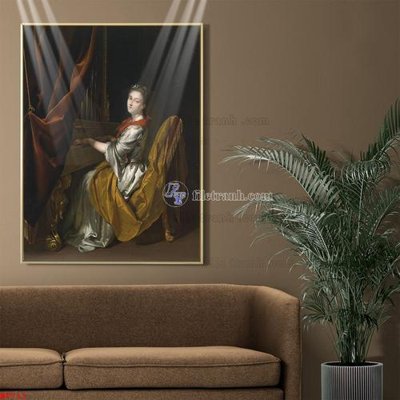 File ảnh Tranh phục hưng nhân vật châu âu NT713 (gốc) in decal dán tường