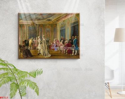 Ảnh gốc Tranh phục hưng nhân vật châu âu NT717 (siêu chi tiết) để in ấn