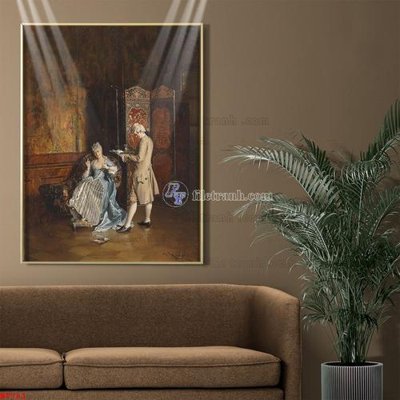 File tranh gốc in trần nhà Tranh phục hưng nhân vật châu âu NT761 3D