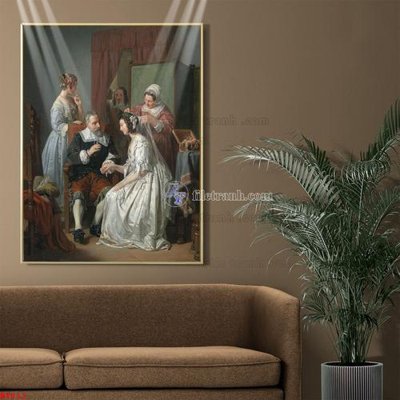 File gốc Tranh phục hưng nhân vật châu âu NT812 (in mica) làm bảng hiệu