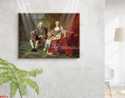 File in trần Tranh phục hưng nhân vật châu âu NT818 (bản gốc 3D) sống động