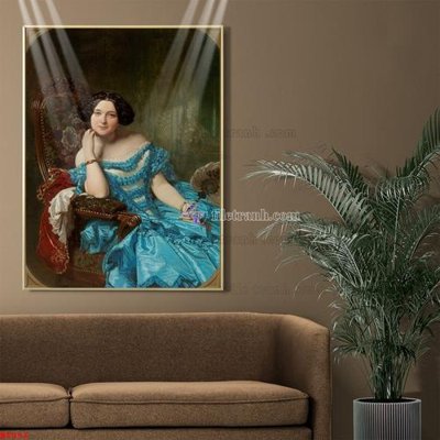 File gốc Tranh phục hưng nhân vật châu âu NT856 (in tráng gương) hiện đại