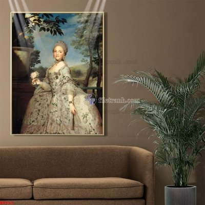 File gốc Tranh phục hưng nhân vật châu âu NT893 (in lụa) trang trí tường