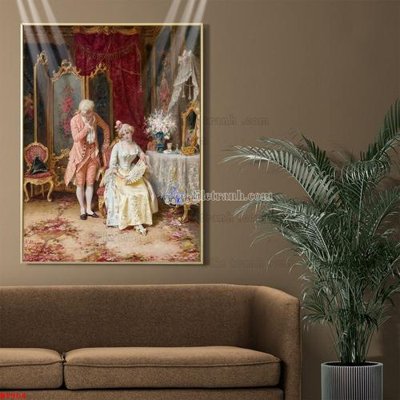 File gốc Tranh phục hưng nhân vật châu âu NT904 (bản quyền) cho in ấn