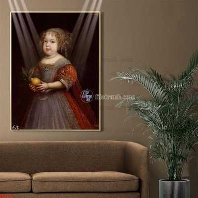 Tải file gốc Tranh phục hưng nhân vật châu âu NT910 (in khổ lớn) không mờ