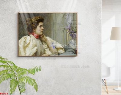 File gốc Tranh phục hưng nhân vật châu âu NT933 (ảnh chi tiết) để in trần