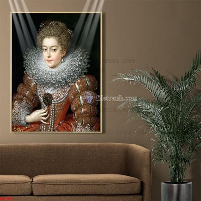 File gốc Tranh phục hưng nhân vật châu âu NT954 (trang trí) phòng ngủ