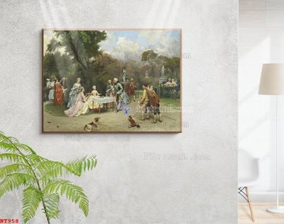 Tải file Tranh phục hưng nhân vật châu âu NT958 (gốc) làm file thiết kế