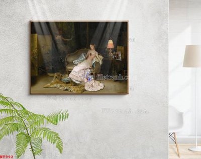 Tải file Tranh phục hưng nhân vật châu âu NT992 (ảnh gốc) in gạch men