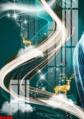 Tải file gốc file tranh bộ decor in treo tường tráng gương OPIC1009 (in khổ lớn) không vỡ