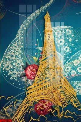 File gốc file tranh bộ decor in treo tường tráng gương OPIC1176 (in lụa) tranh mã đáo