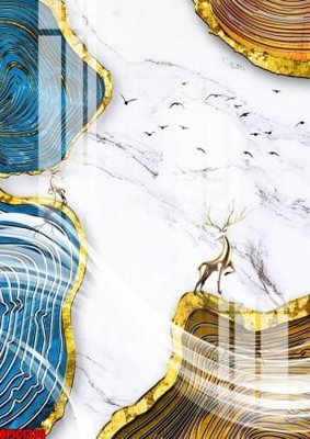 File gốc file tranh bộ decor in treo tường tráng gương OPIC1336 (phong cách) châu Âu