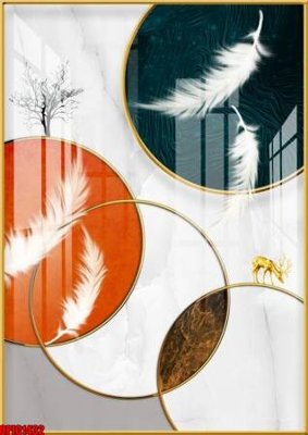 Tải file file tranh bộ decor in treo tường tráng gương OPIC1432 (gốc) chủ đề tôn giáo