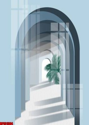 File gốc file tranh bộ decor in treo tường tráng gương OPIC1584 (in lụa) cao cấp