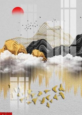 Tải file file tranh bộ decor in treo tường tráng gương OPIC1600 (ảnh gốc) file TIFF