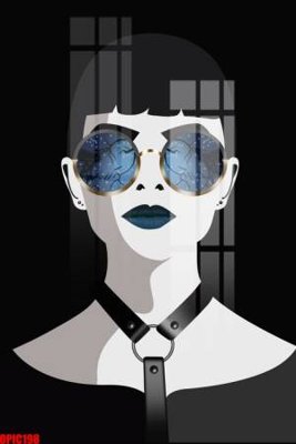 File in trần file tranh bộ decor in treo tường tráng gương OPIC198 (bản gốc) trời sao