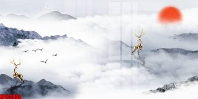 File tranh gốc file tranh bộ decor in treo tường tráng gương OPIC2038 chủ đề hiện đại