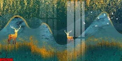 Tải file gốc file tranh bộ decor in treo tường tráng gương OPIC2046 (bản PSD) còn layer