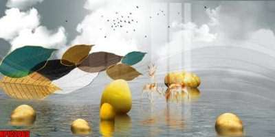 Hình ảnh file gốc in trần nhà file tranh bộ decor in treo tường tráng gương OPIC2063