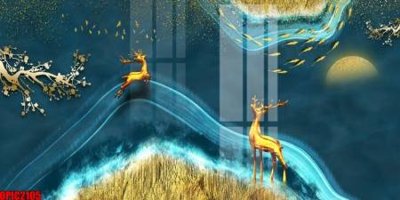 Download file gốc file tranh bộ decor in treo tường tráng gương OPIC2105 (in mica) logo