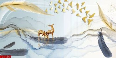 File tranh file tranh bộ decor in treo tường tráng gương OPIC2177 (bản gốc) treo quán cafe