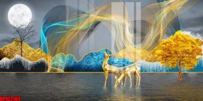 File gốc file tranh bộ decor in treo tường tráng gương OPIC2184 (in lụa) tranh thuận buồm