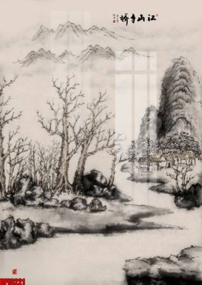 File ảnh file tranh bộ decor in treo tường tráng gương OPIC221 (gốc) in PP, decal