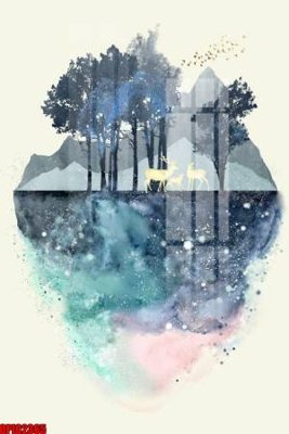 File in trần file tranh bộ decor in treo tường tráng gương OPIC2365 (file gốc) hoa văn 3D