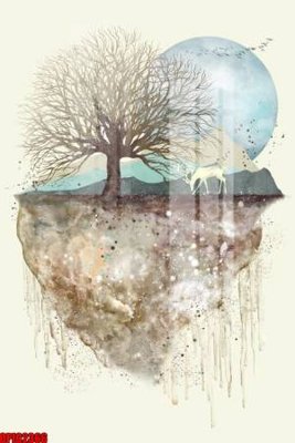 Tải file file tranh bộ decor in treo tường tráng gương OPIC2366 (gốc) chủ đề phong thủy