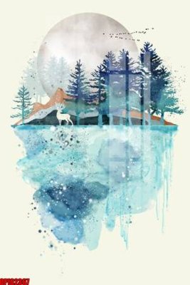 File gốc file tranh bộ decor in treo tường tráng gương OPIC2367 (in tráng gương) hiện đại