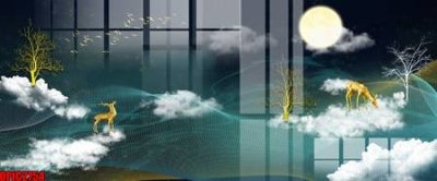 Tải file file tranh bộ decor in treo tường tráng gương OPIC2754 (ảnh gốc) file TIFF