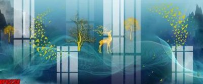 File gốc file tranh bộ decor in treo tường tráng gương OPIC2757 (cho in ấn) từ kho Filetranh