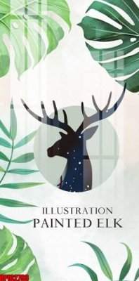 File tranh trang trí file tranh bộ decor in treo tường tráng gương OPIC2793 (tải file gốc)