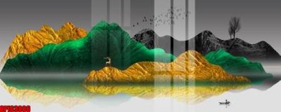 File ảnh file tranh bộ decor in treo tường tráng gương OPIC3006 (gốc) in quảng cáo ngoài trời