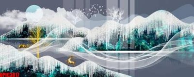 File tranh file tranh bộ decor in treo tường tráng gương OPIC3017 (bản gốc) trang trí văn phòng