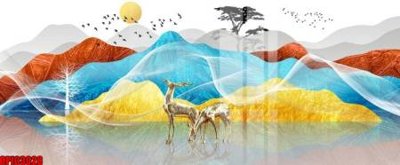 File ảnh file tranh bộ decor in treo tường tráng gương OPIC3028 (gốc) in Hiflex