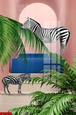 Mua file gốc file tranh bộ decor in treo tường tráng gương OPIC3195 (chất lượng) tại Filetranh.com