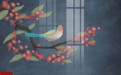 Tải file gốc in lụa file tranh bộ decor in treo tường tráng gương OPIC3231 siêu nét