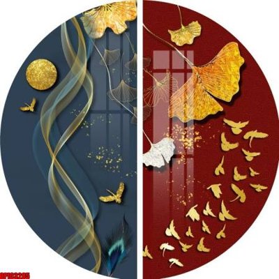 Tải file file tranh bộ decor in treo tường tráng gương OPIC3285 (ảnh gốc) in gạch men