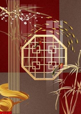 File gốc file tranh bộ decor in treo tường tráng gương OPIC3587 (in lụa) chi tiết cao