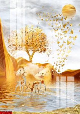 File in ấn file tranh bộ decor in treo tường tráng gương OPIC3625 chuyên nghiệp