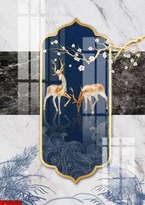 Tải file file tranh bộ decor in treo tường tráng gương OPIC3632 (ảnh gốc) in gạch men