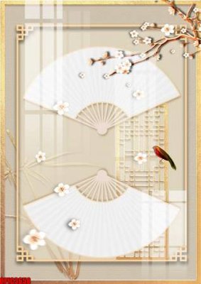 File gốc file tranh bộ decor in treo tường tráng gương OPIC3658 (in 3D) cho trang trí