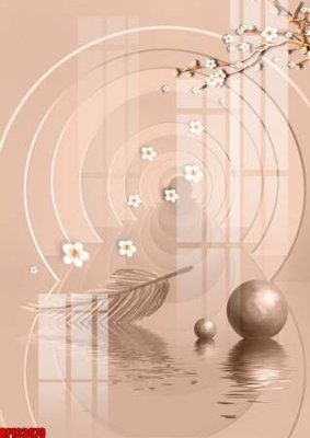 File tranh gốc file tranh bộ decor in treo tường tráng gương OPIC3670 (sắc nét từng chi tiết)