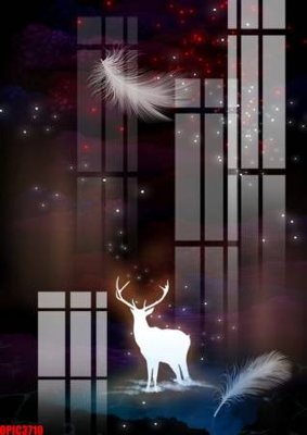 File in mica file tranh bộ decor in treo tường tráng gương OPIC3710 (bản gốc) siêu trong