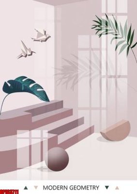 File ảnh file tranh bộ decor in treo tường tráng gương OPIC3711 (gốc) in backdrop sự kiện