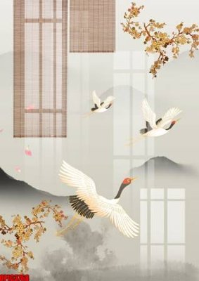 File tranh file tranh bộ decor in treo tường tráng gương OPIC3768 (gốc) in vải canvas