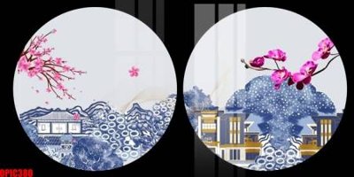 File tranh file tranh bộ decor in treo tường tráng gương OPIC380 (gốc) chủ đề trừu tượng