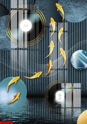 File gốc file tranh bộ decor in treo tường tráng gương OPIC3810 (trang trí) phòng làm việc