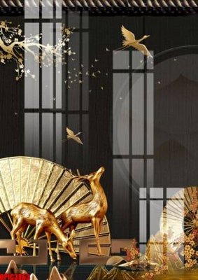 File in trần file tranh bộ decor in treo tường tráng gương OPIC3863 (bản gốc) bầu trời